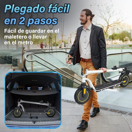 Scooter Eléctrico Plegable Honey Whale S5 Blanco