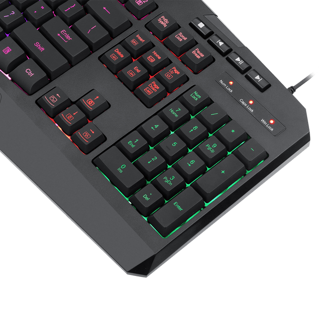 Combo Audífonos On Ear Onikuma TK15 Gaming con Micrófono / Teclado Gamer Harpe Pro K503A-RGB-SP Redragon