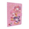 Pack 4  Libreta Kuromi Pasta Dura Con Broche Iman