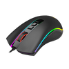 Mouse Cobra Gaming Alambrico  RGB Negro