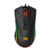Mouse Cobra Gaming Alambrico  RGB Negro