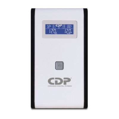 Regulador Nobreak R-SMART 1010 CDP, NBKCDP1460 Potencia1000 VA, 500 Watts, 10 contactos tipo NEMA5-15R (5 protegidos y 5 con solo supresión de picos), Batería 12V/9AH.