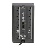 Regulador Nobreak R-SMART 1010 CDP, NBKCDP1460 Potencia1000 VA, 500 Watts, 10 contactos tipo NEMA5-15R (5 protegidos y 5 con solo supresión de picos), Batería 12V/9AH.