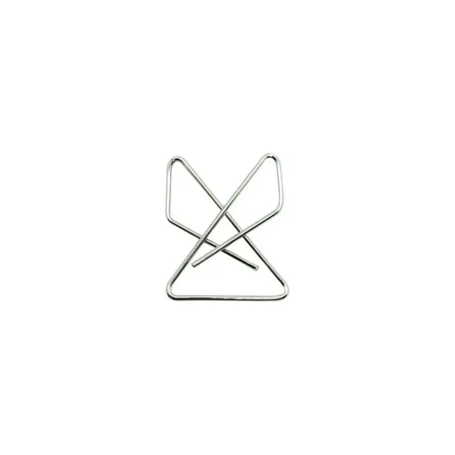 Clip Mariposa Nextep Niquelado #2 40mm 50 Clips NE042B