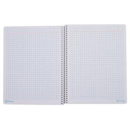 Cuaderno Nextep Profesional Cuadro Grande C7 100 Hojas Espiral NE007G