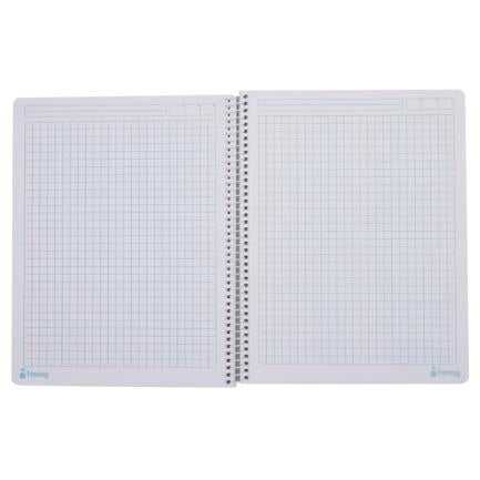 Cuaderno Nextep Profesional Cuadro Grande C7 100 Hojas Espiral NE007G