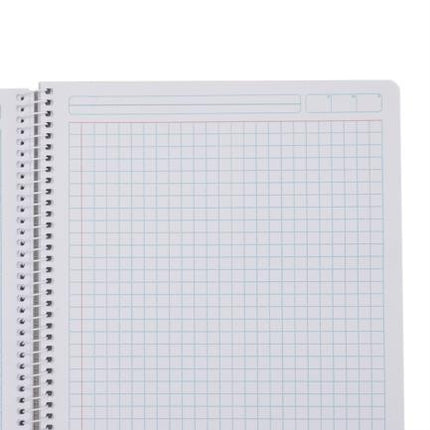 Cuaderno Nextep Profesional Cuadro Grande C7 100 Hojas Espiral NE007G