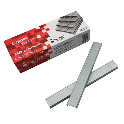 Grapas Nextep Estándar 26/6 C/5040 NE118
