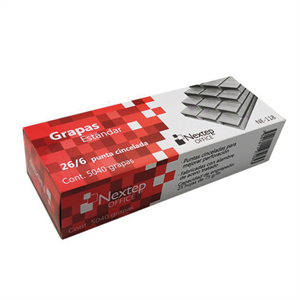 Grapas Nextep Estándar 26/6 C/5040 NE118