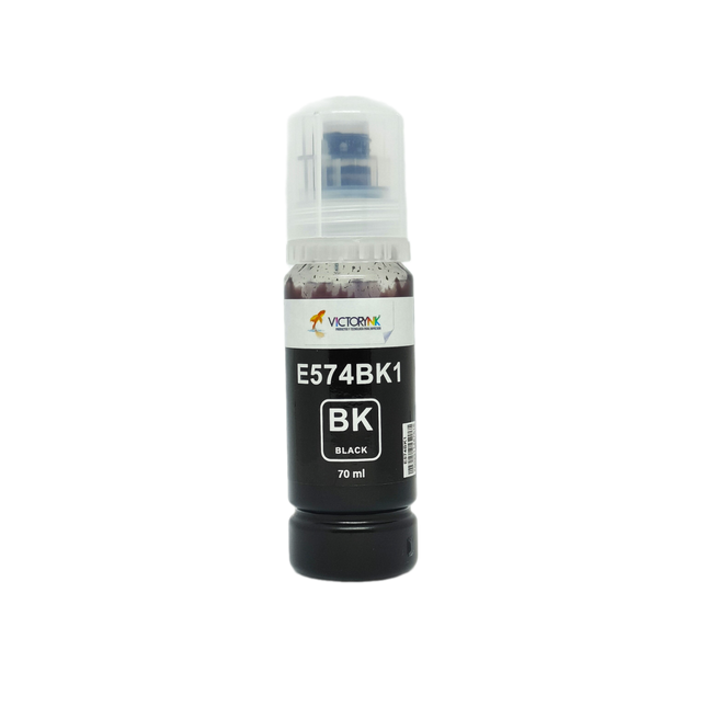 Tinta Generica para Epson Dye Hd T574120 / T574320 / T574220 / T574620 / T574520 EcoTank L8050, 6 Colores ( BK, C, M, Y, LC, LM) 70ml