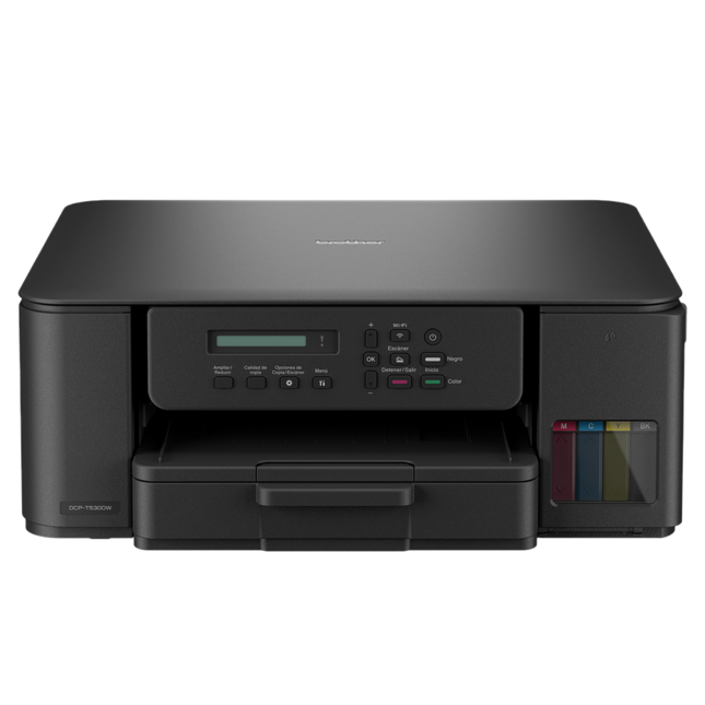 Impresora Multifuncional Brother 3 En 1 Inyeccion De Tinta Dcp-T530dw Serie Inkbenefit Wifi Duplex
