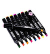 Papelería Kawai Kit Plumones Touch 48 pzs Bolsa Negra