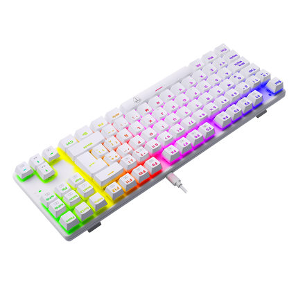 Teclado Gaming Mecanico RGB, Switch Teclas Azules Bora White TT-TGK315W-BS T Dagger 8800-0142