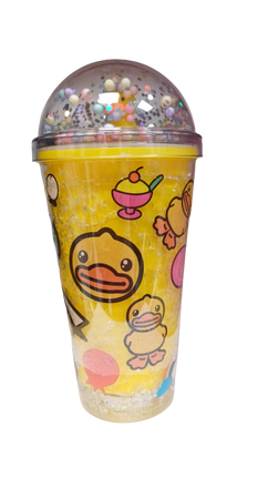 Vaso Animado de Acrílico Gel Encapsulado