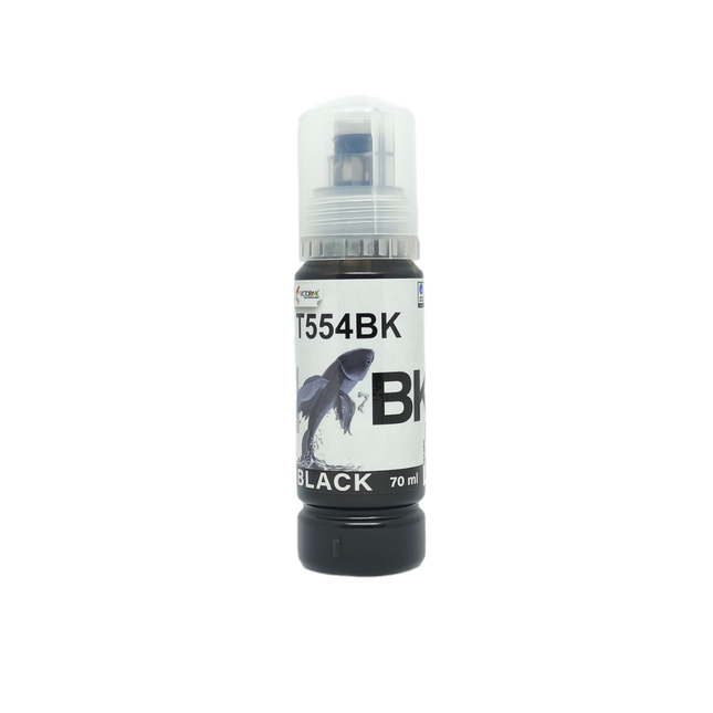 Tinta Generica Pa Epson T555 y T554 ET-8500 ET-8550 BK, 7 Colores (BK Pigment, BK,C,M,Y,GRIS) 70ml