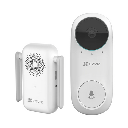 Timbre Inálambrico con Cámara Wifi Batería recargable Visión nocturna marca Ezviz DB2C
