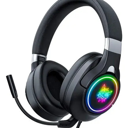 Audifono Gamer Tk15 Con Microfono, 3.5mm, Rgb, Alcance 5.0