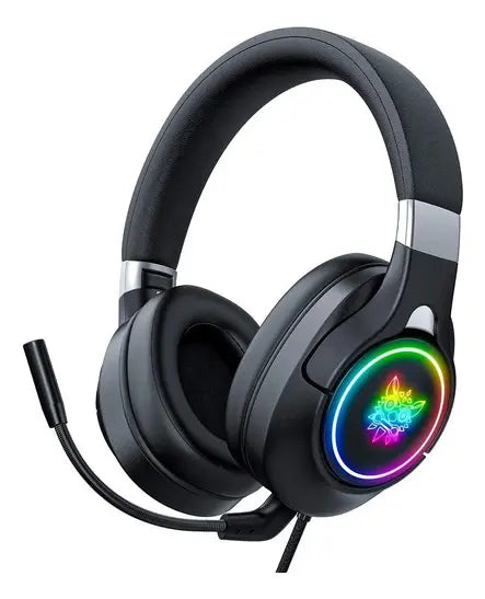 Audifono Gamer Tk15 Con Microfono, 3.5mm, Rgb, Alcance 5.0