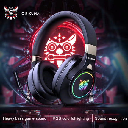 Audifono Gamer Tk15 Con Microfono, 3.5mm, Rgb, Alcance 5.0