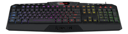 Teclado Gamer Redragon Harpe Pro K503a Español Con Luz Rgb Teclado Negro
