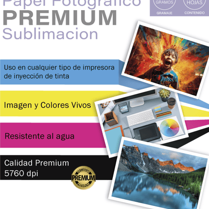 Papel Victorynk para Sublimar A3 (29.9 x 42.5 cm) 100 Hojas