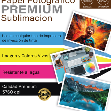 Pack 10 Papel De Sublimación Victorynk A4 100 Hojas C/U 100gr