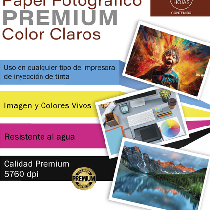 Pack 10 Hojas Papel Transfer Victorynk A4 Colores Claros