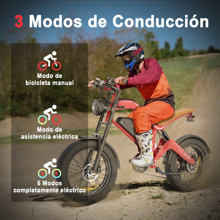 Bicicleta Eléctrica Honey Whale K6 Pro