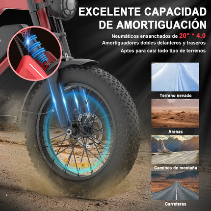 Bicicleta Eléctrica Honey Whale K6 Pro