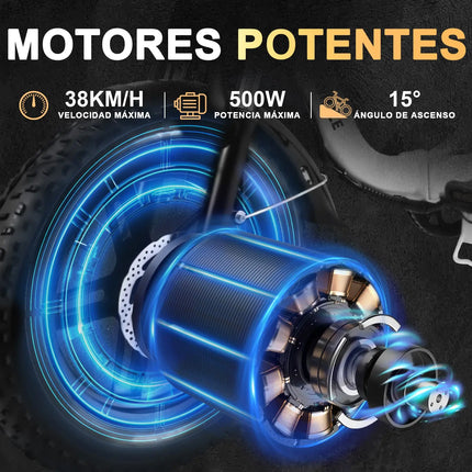 Bicicleta Eléctrica Plegable Honey Whale BK05