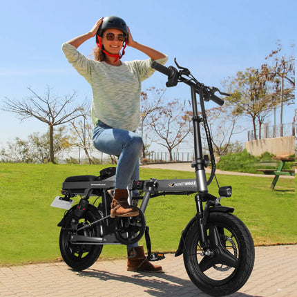 Bicicleta Eléctrica Plegable Honey Whale S6-S Pro Negro