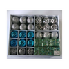 Set Esferas,  y Regalos Colores Azul y Plateado, Diferentes Diseños 30 Pzs