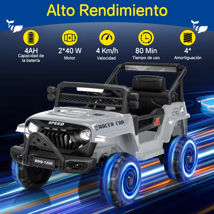 Montable Eléctrico Infantil Honey Whale 1208 Rosa