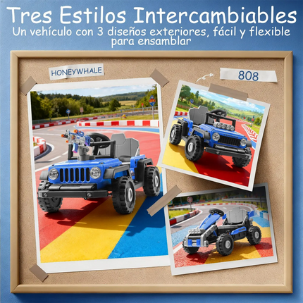 Montable Eléctrico Infantil Honey Whale BDQ-808