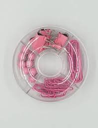 Kit Papelería: Clips, Chinches, Clip Grande y Sujetador