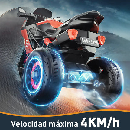 Mini Moto Eléctrica infantil recargable honey whale BDQ-6288