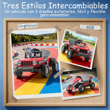 Montable Eléctrico Infantil Honey Whale BDQ-808