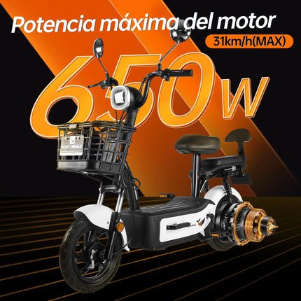Motobici Eléctrica Honey Whale U1S