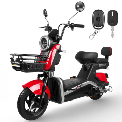 Motobici Eléctrica Honey Whale U9S Rojo