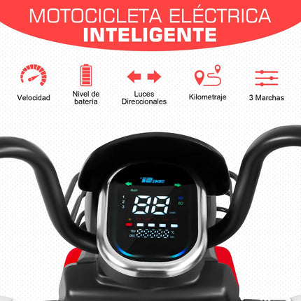 Motobici Eléctrica Honey Whale U9S Rojo