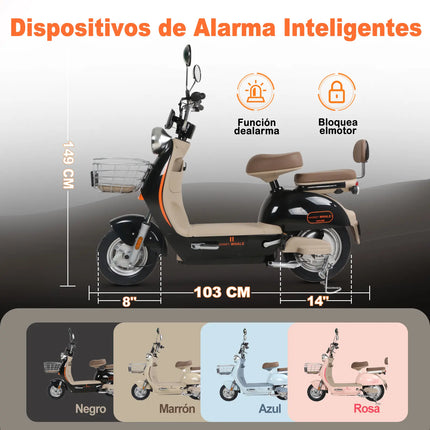 Motobici Eléctrica Honey Whale UNA
