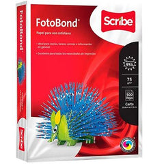 El "Papel Bond Fotobond Scribe Carta" es una opción ideal para diversas aplicaciones de impresión en entornos profesionales y personales. Este paquete incluye 500 hojas de papel bond en formato carta (210 x 297 mm).