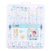 Pack 3 Pzs 18 Plumones Doble Punta Acuarelables