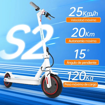 Scooter Eléctrico Honey Whale S2 V2 Blanco
