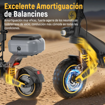 Scooter Eléctrico Honey Whale T4D Amarillo