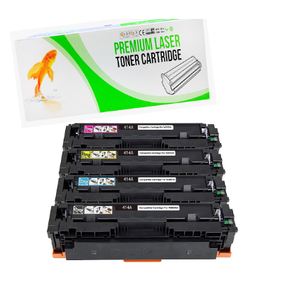 Pack 4 Toner Victorynk Genérico Para Victorynk Genérico Para HP 414A W2020A Sin Chip, 2100 Pags