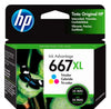 Cartucho de Tinta Hp 667XL Original Colores 3YM80AL 2375, 330 Pags