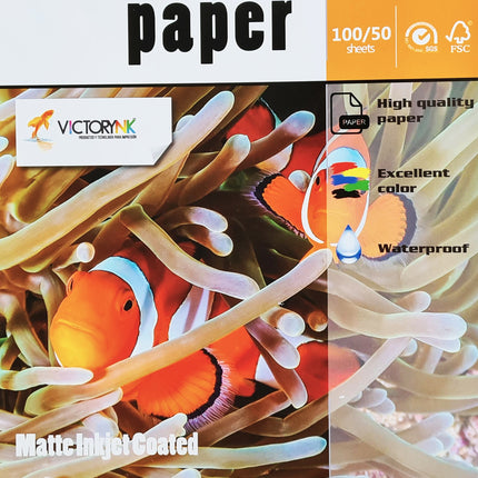 Papel Victorynk Fotográfico Mate A4 20 Hojas, 220gr