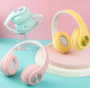 Audífono de diadema plegable, inalámbrico con Bluetooth, led Owii B39