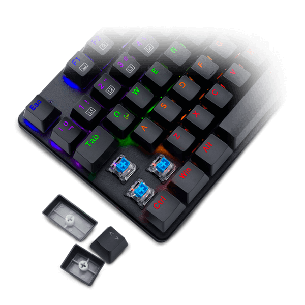 Teclado Gaming Mecanico Rainbow, Switch Teclas Rojas Bora TT-TGK313-RS T Dagger 8800-0139